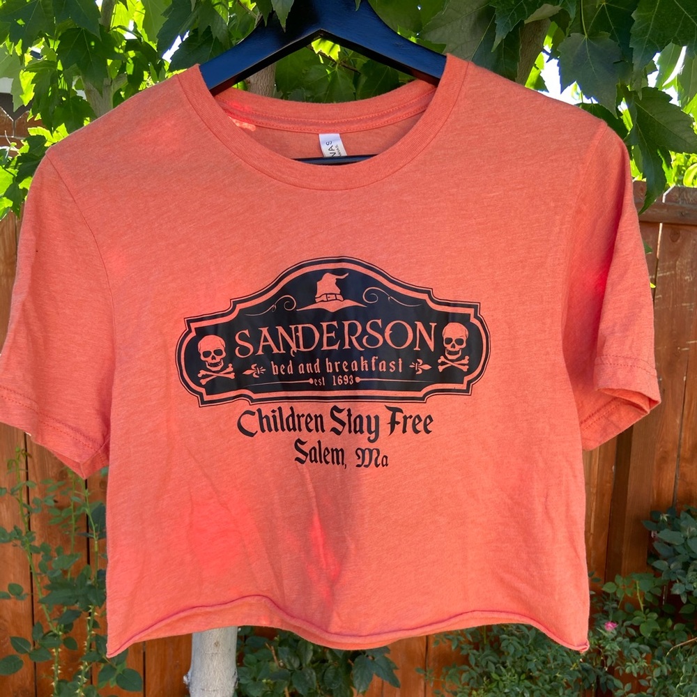 Halloween Disney crop T-shirt
